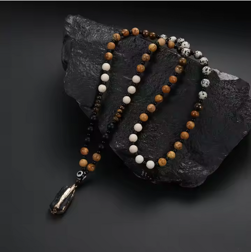 Black Tourmaline EMF Protection Necklace – Natural Energy Shield