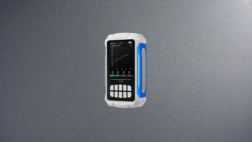 Advanced 5-in-1 EMF Meter – Detects RF, Magnetic, Electric Fields + Temperature & Humidity